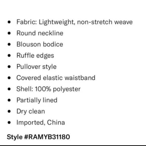 Ramy Brook Harley Ruffled dress Glow S NWT. Condition is "New with tags". - Picture 4 of 4